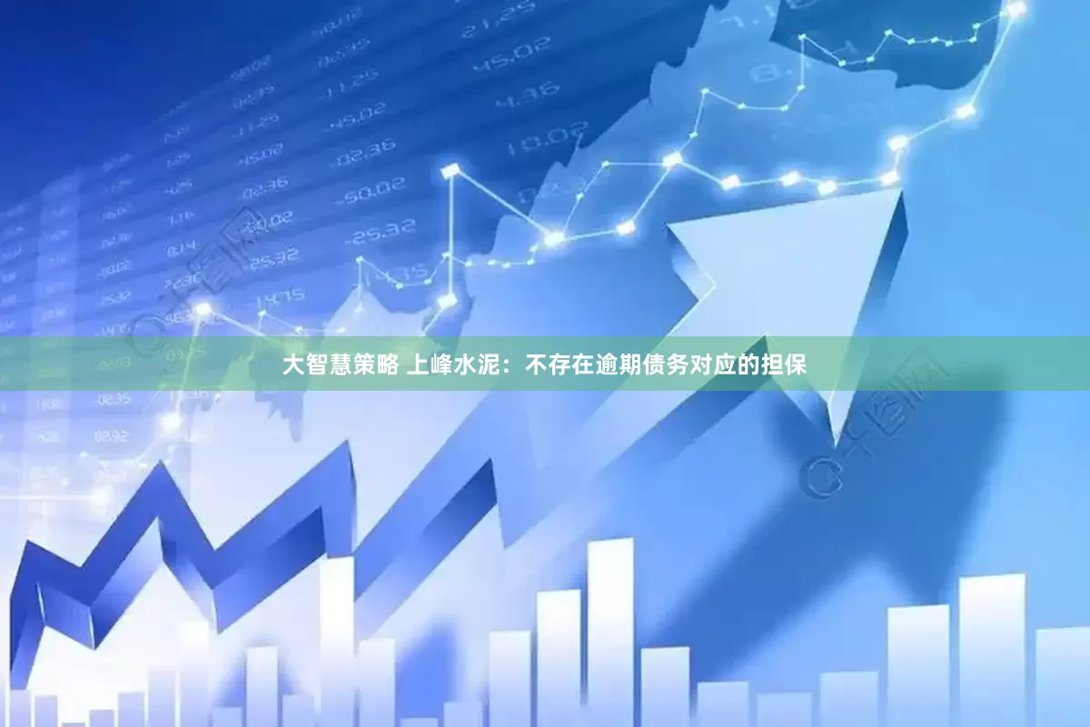 大智慧策略 上峰水泥：不存在逾期债务对应的担保