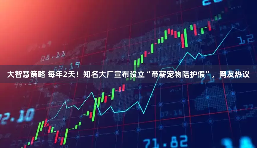 大智慧策略 每年2天！知名大厂宣布设立“带薪宠物陪护假”，网友热议